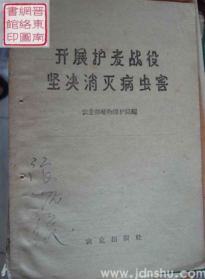 开展护麦战役 坚决消灭病虫害