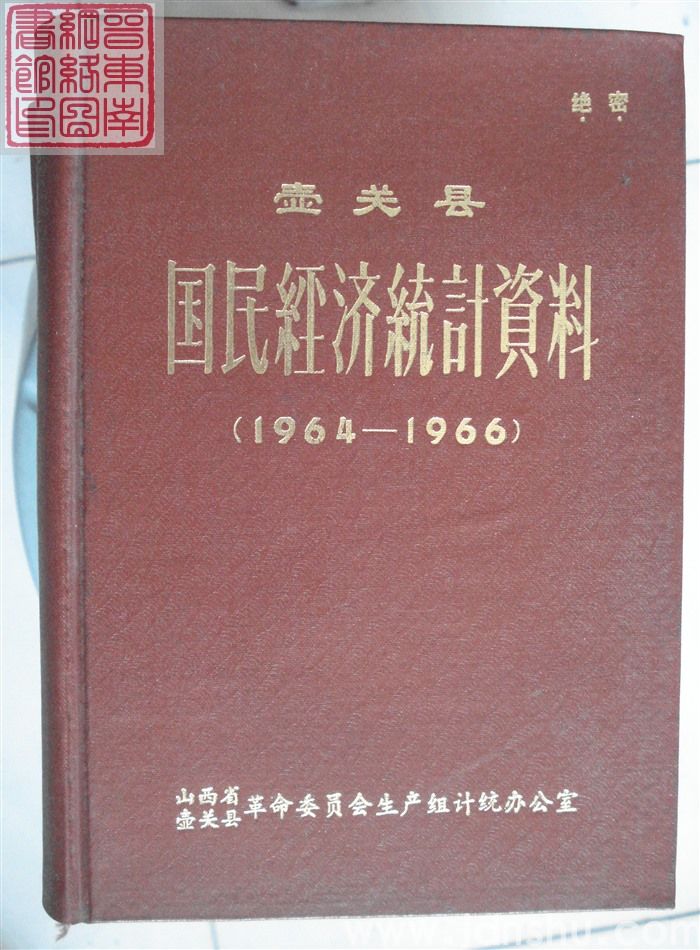 壶关县国民经济统计资料 1964-1966