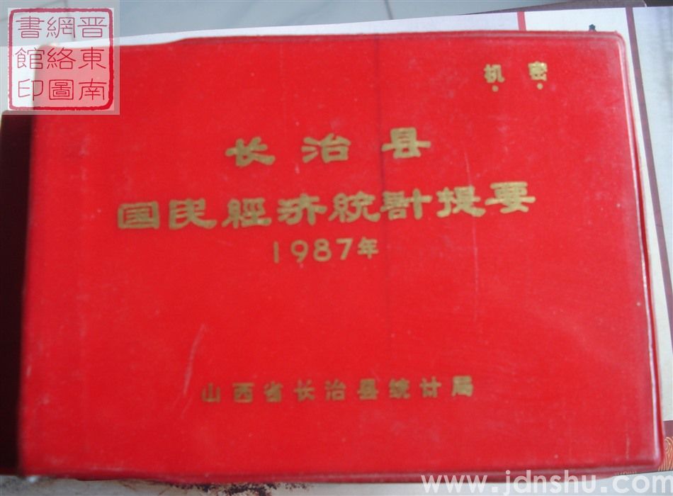 长治县国民经济统计提要 1987年