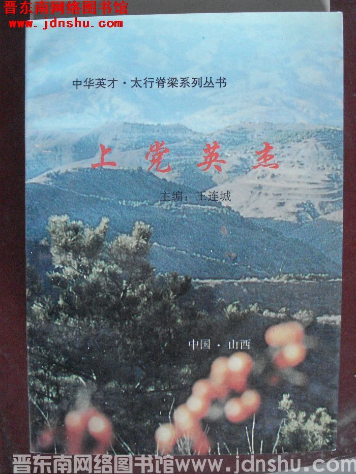 中华英才·太行脊梁系列丛书：上党英杰