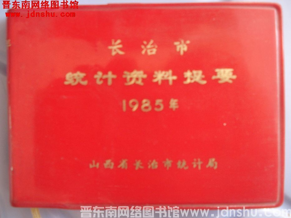 长治市统计资料提要 1985年