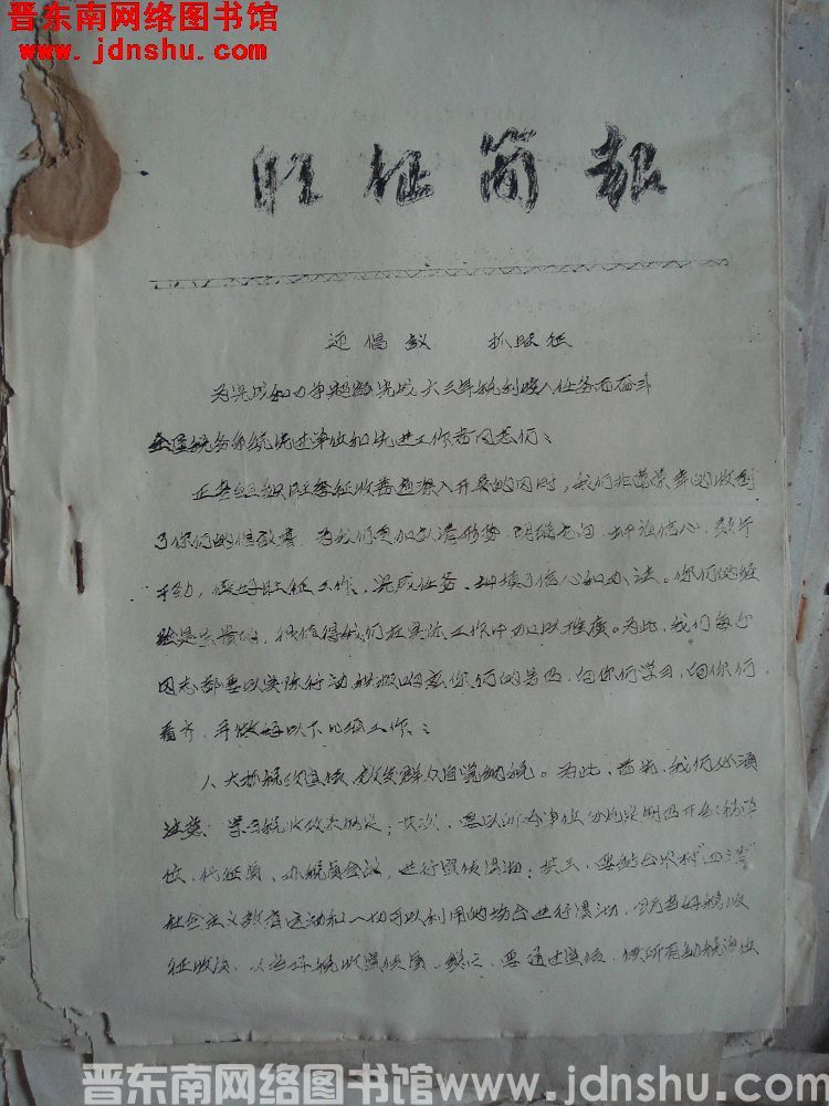 旺征简报（19631018）