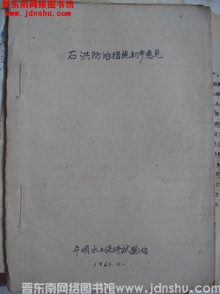 石洪防治措施初步意见（196011）